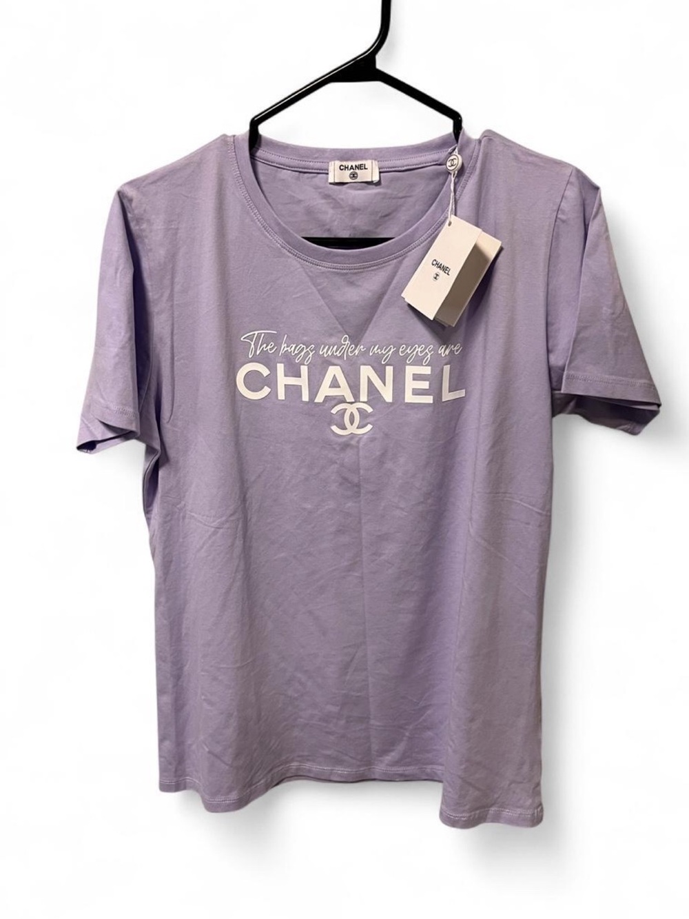 Lavender Logo Crewneck T-Shirt